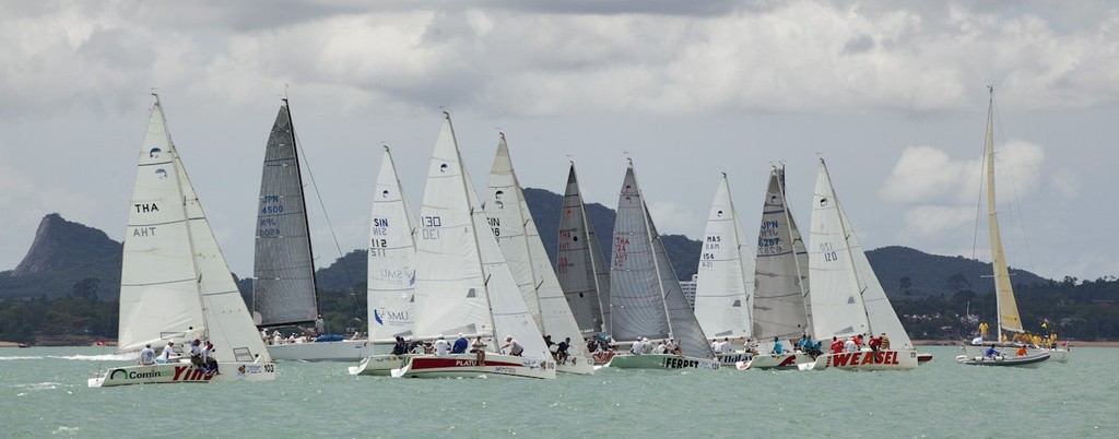 Top of the Gulf Regatta 2012 - Platu start photo copyright Guy Nowell/Top of the Gulf taken at  and featuring the  class