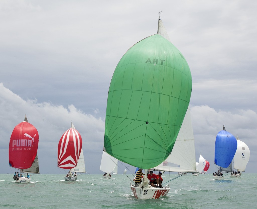 Top of the Gulf Regatta 2012 - The Weasel in front © Guy Nowell/Top of the Gulf