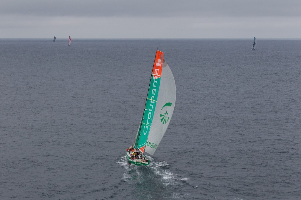 Volvo Ocean Race Day 2 Camper takes cliffhanger in Galway