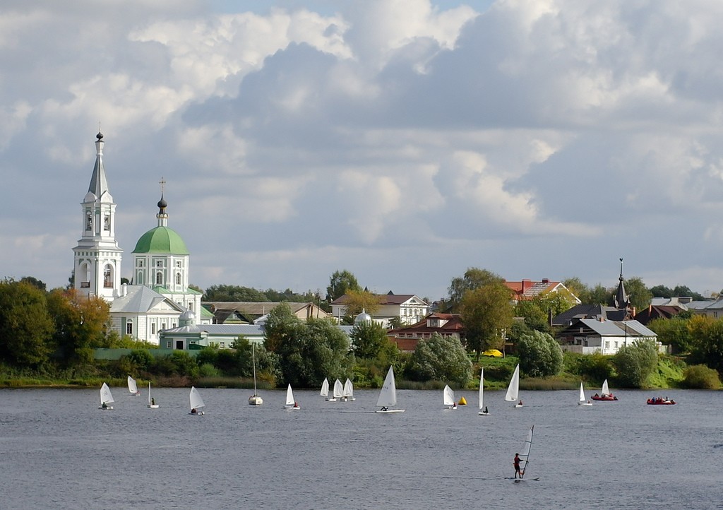 Sailing boat on the Volga - but all local photo copyright  SW taken at  and featuring the  class
