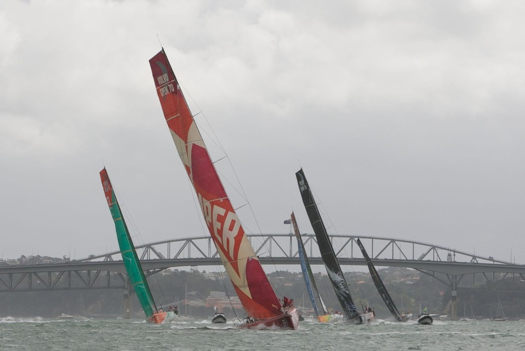 Volvo Ocean Race Auckland In-Port Race 17.03.2012 photo copyright Scott Taylor http://www.scottiet.com taken at  and featuring the  class
