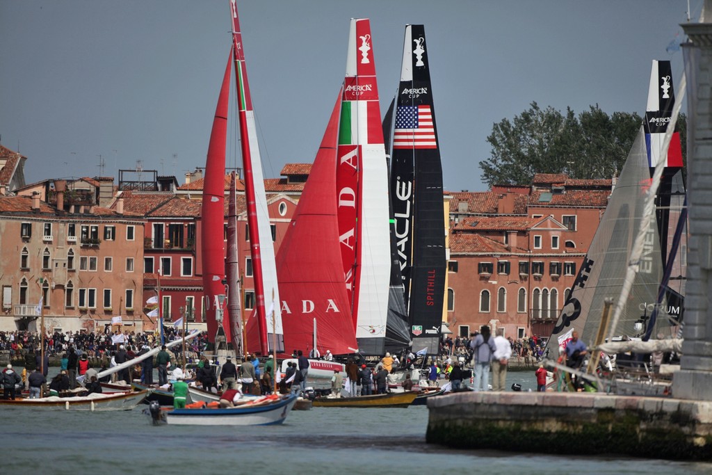 Day 2 - America’s Cup World Series Venice 2012 photo copyright  Max Ranchi Photography http://www.maxranchi.com taken at  and featuring the  class