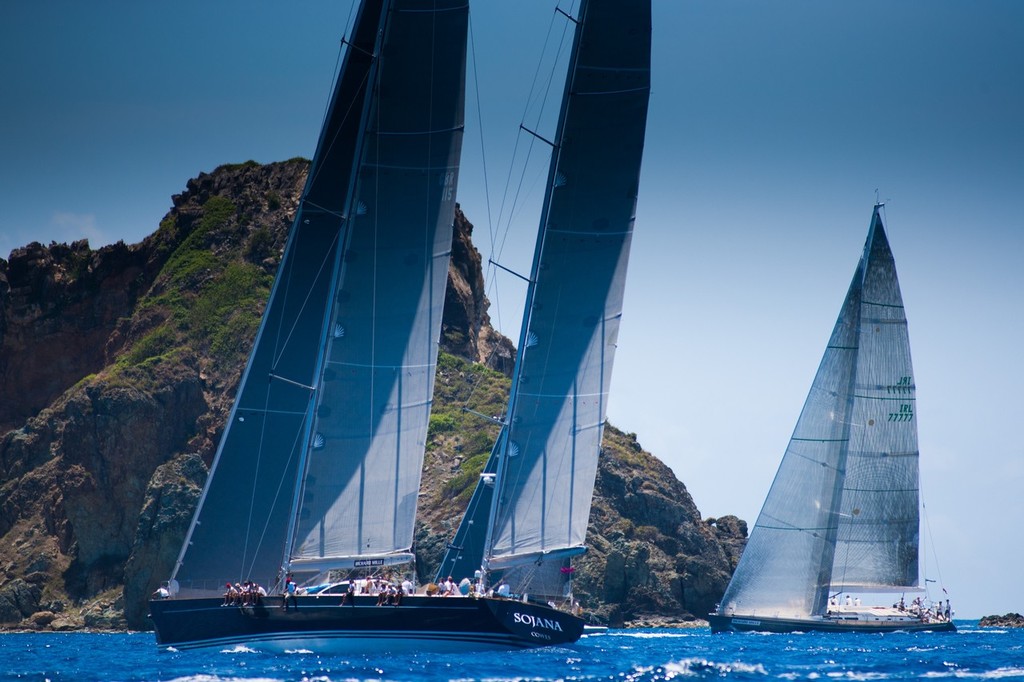 Sojana and Whisper - Les Voiles de St. Barth photo copyright Christophe Jouany / Les Voiles de St. Barth http://www.lesvoilesdesaintbarth.com/ taken at  and featuring the  class
