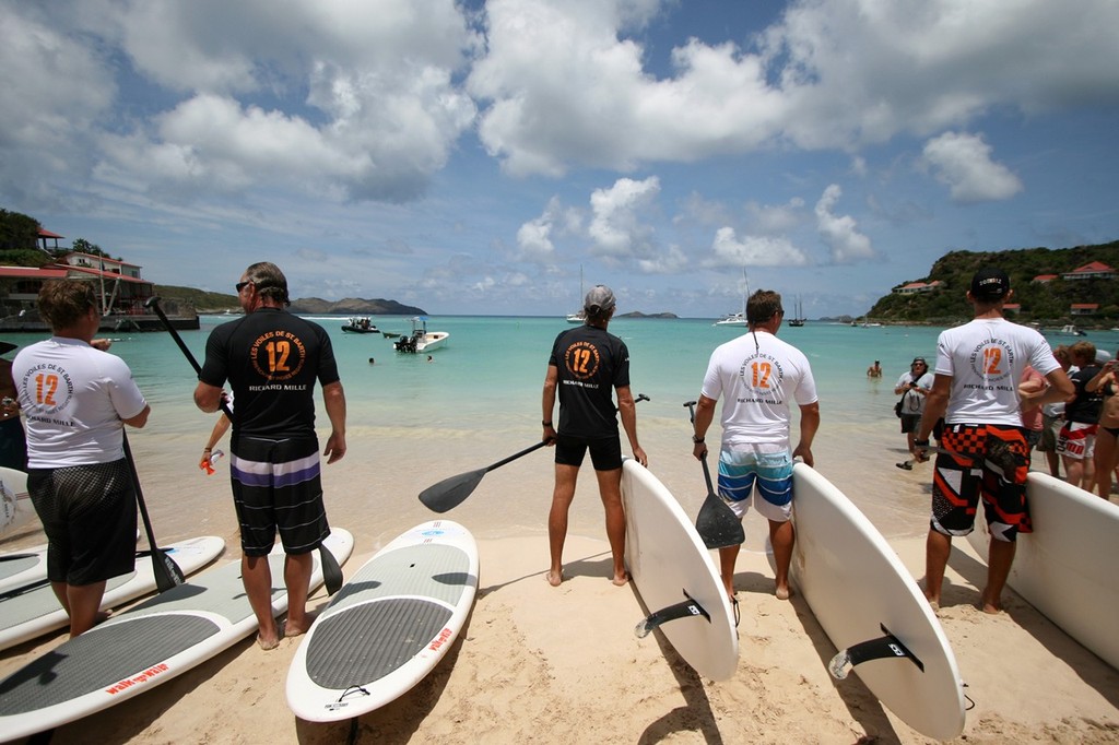 Paddleboarding - Les Voiles de Saint-Barth 2012 photo copyright Christophe Jouany / Les Voiles de St. Barth http://www.lesvoilesdesaintbarth.com/ taken at  and featuring the  class