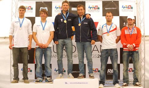 Mens Medallists - 470 European Championship  ©  Marc Turner http://www.pfmpictures.co.uk