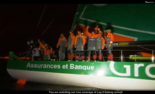 Groupama finishes the Volvo Ocean Race and takes the overall race trophy in Galway, Ireland © Volvo Ocean Race http://www.volvooceanrace.com