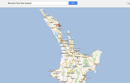 Marsden Point, Northport New Zealand - Map © SW