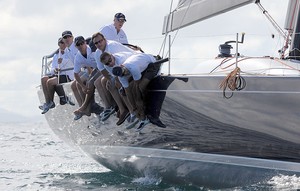 Quest's crew. - Sail Port Stephens photo copyright  John Curnow taken at  and featuring the  class