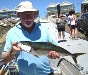 Jack with a Tamar River Kingfish photo copyright Carl Hyland - copyright taken at  and featuring the  class
