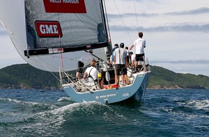 Equinox under her kite. - Sail Port Stephens photo copyright  John Curnow taken at  and featuring the  class