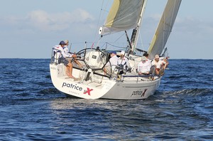 The seriously campaigned Patrice Six. - Sail Port Stephens photo copyright  John Curnow taken at  and featuring the  class
