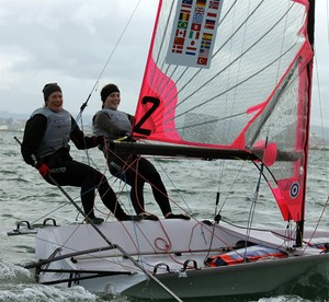 GBR 29er sailors - 2016 Equipment Evaluation photo copyright ISAF  taken at  and featuring the  class