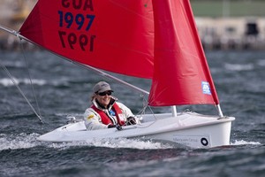 Andrea Oliver (AUS) enjoying the conditions - Macquarie Access World Championships 2012 photo copyright  Andrea Francolini Photography http://www.afrancolini.com/ taken at  and featuring the  class