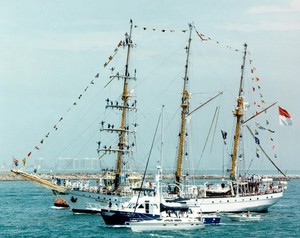 Dewaruci - a grand sight photo copyright  SW taken at  and featuring the  class