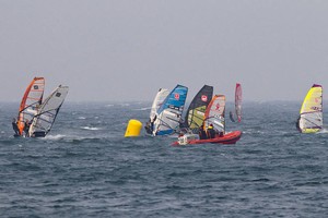 Diethelm out in front - PWA Ulsan Korea World Cup 2012 photo copyright  John Carter / PWA http://www.pwaworldtour.com taken at  and featuring the  class
