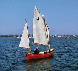 Dinghy gaff-rigged photo copyright  SW taken at  and featuring the  class