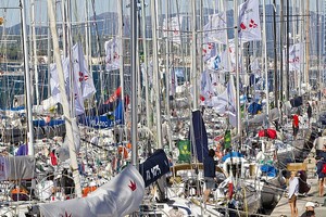 Dockside in St Tropez - Giraglia Rolex Cup 2012 photo copyright  Rolex / Carlo Borlenghi http://www.carloborlenghi.net taken at  and featuring the  class