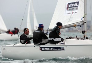John Robertson, Hannah Stodel and Steve Thomas, Sonar.

The Skandia Sail for Gold Regatta, 3rd-9th June 2012.??Skandia Team GBR image.??For further information please contact team.media@rya.org.uk. ??© Copyright Skandia Team GBR. Image copyright free for editorial use. This image may not be used for any other purpose without the express prior written permission of the RYA. For full copyright and contact information please see http://media.skandiateamgbr.com/fotoweb/conditions.fwx??? photo copyright  Richard Langdon/Skandia Team GBR taken at  and featuring the  class