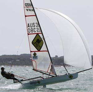 Black Rock Musto Skiff Regatta 2012 photo copyright Russell Bates taken at  and featuring the  class