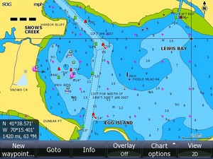 Navionics UGC Freshest Data on Lowrance HDS - 4 HR PRG[1] photo copyright SW taken at  and featuring the  class