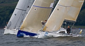 The Black Prince, Bateleur 97 and Prime Suspect - IRC Scottish Championship 2012 photo copyright Neill Ross taken at  and featuring the  class