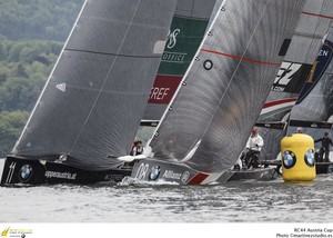 RC44 Team CEEREF and AEZ Racing Team - RC44 Austria Cup 2012 photo copyright MartinezStudio.es taken at  and featuring the  class