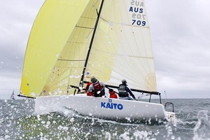 Current National ASBA Champions Kaito  - Sail Mooloolaba 2012 photo copyright Teri Dodds http://www.teridodds.com taken at  and featuring the  class