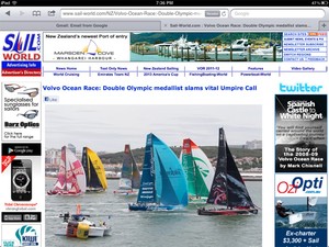 Sail-World New Zealand on iPad photo copyright SW taken at  and featuring the  class