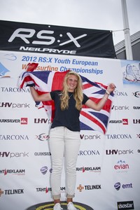 Saskia Sills (1) - RS:X Open Youth European Windsurfing Championships photo copyright Liis Harmson http://www.rsxclass.com/ taken at  and featuring the  class