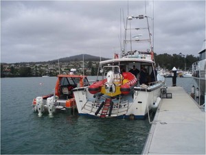 St Helens Marine Rescue - $20,000 contribution towards the cost of a new RIB - CYCA SOLAS Trusts photo copyright CYCA . http://www.cyca.com.au taken at  and featuring the  class