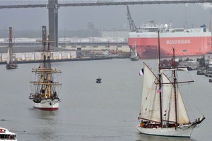The 2012 Tall Ships Challenge fleet in Savannah, Ga photo copyright Jennifer Spring http://www.tallshipsamerica.org/ taken at  and featuring the  class