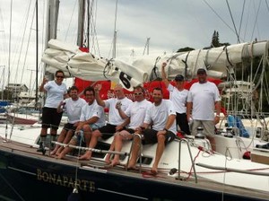 The crew of Bonaparte arrived in Noumea on Sunday after racing for over a week in the Sail Noumea 2012 photo copyright Sail Noumea 2012 http://www.sailnoumea.com/ taken at  and featuring the  class