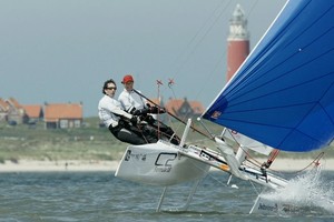 Overall winners Brouwer/Samama in action - Zwitserleven Round Texel Race 2012 photo copyright Laurens Morel taken at  and featuring the  class