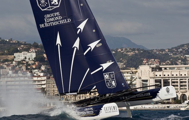 Groupe Edmond de Rothschild - 2012 Extreme Sailing Series Act 7 © Lloyd Images http://lloydimagesgallery.photoshelter.com/