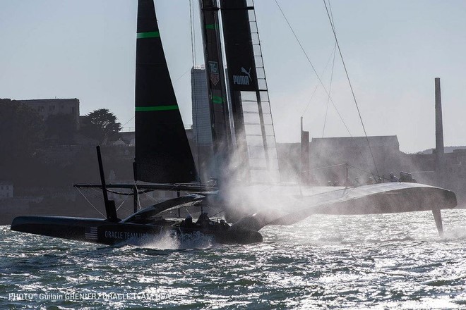 <b>Image of the Day </b> - Oracle Team USA - Day 4, San Francisco © Guilain Grenier Oracle Team USA http://www.oracleteamusamedia.com/
