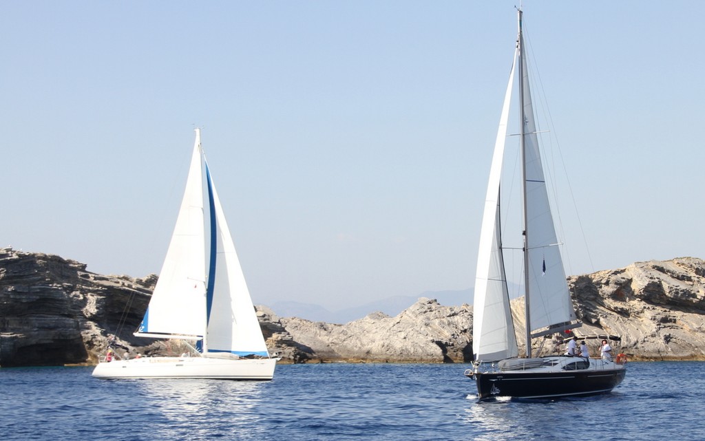 Race finish - Lycian Yacht Rally photo copyright Maggie Joyce taken at  and featuring the  class