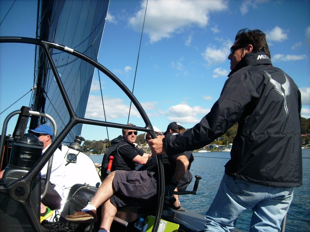 On board ``Valkyrie - Nothshore Nationals at Lake Macquarie photo copyright Rod Mackay taken at  and featuring the  class