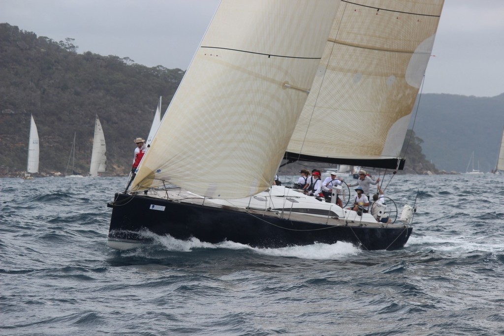 Perpetual Mocean looking for a place on the podium - 2013 Club Marine Pittwater & Coffs Harbour Regatta © Damian Devine