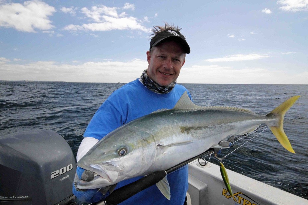 The end result, a beautiful kingfish. photo copyright Jarrod Day taken at  and featuring the  class