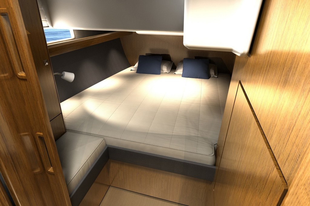 Bavaria&rsquo;s new Cruiser 56 - Aft cabin photo copyright Bavaria Yachts Australia http://www.bavariasail.com.au taken at  and featuring the  class