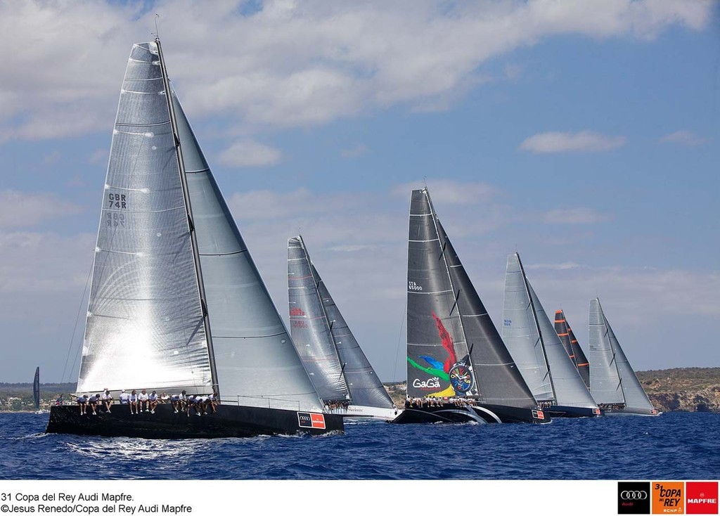 31 Copa del Rey Audi Mapfre. photo copyright  Jesus Renedo http://www.sailingstock.com taken at  and featuring the  class
