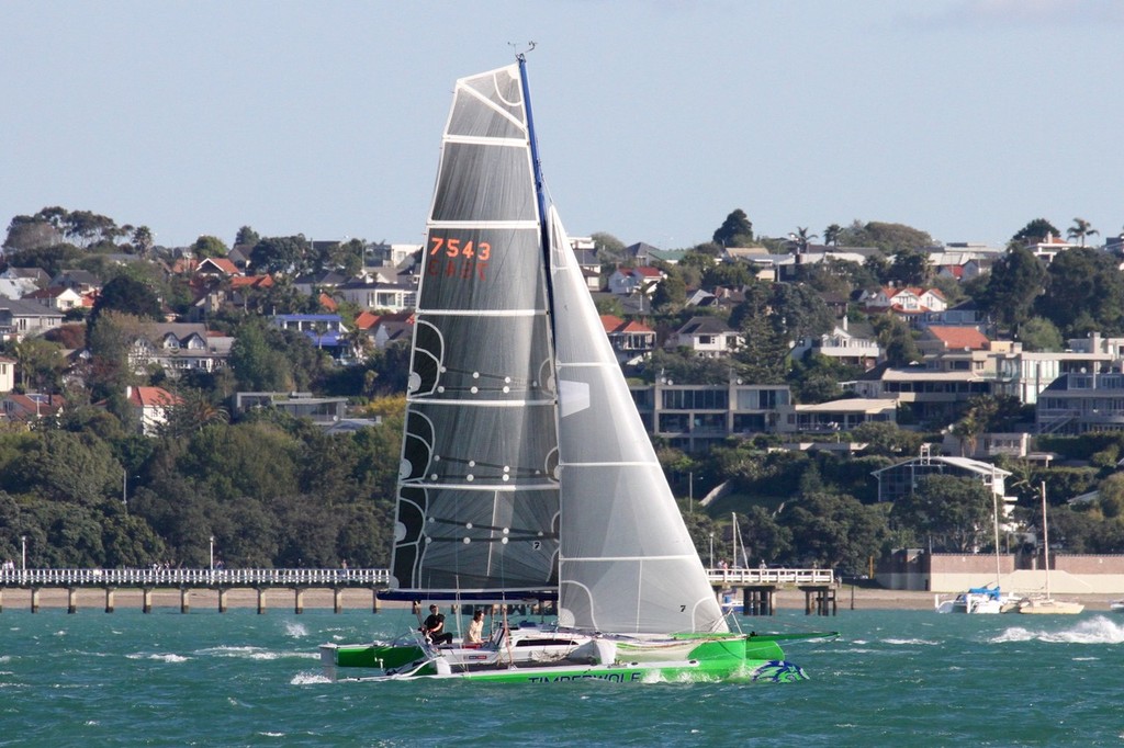 Timberwolf competing in a Friday Rum Race on the Waitemata photo copyright Richard Gladwell www.photosport.co.nz taken at  and featuring the  class