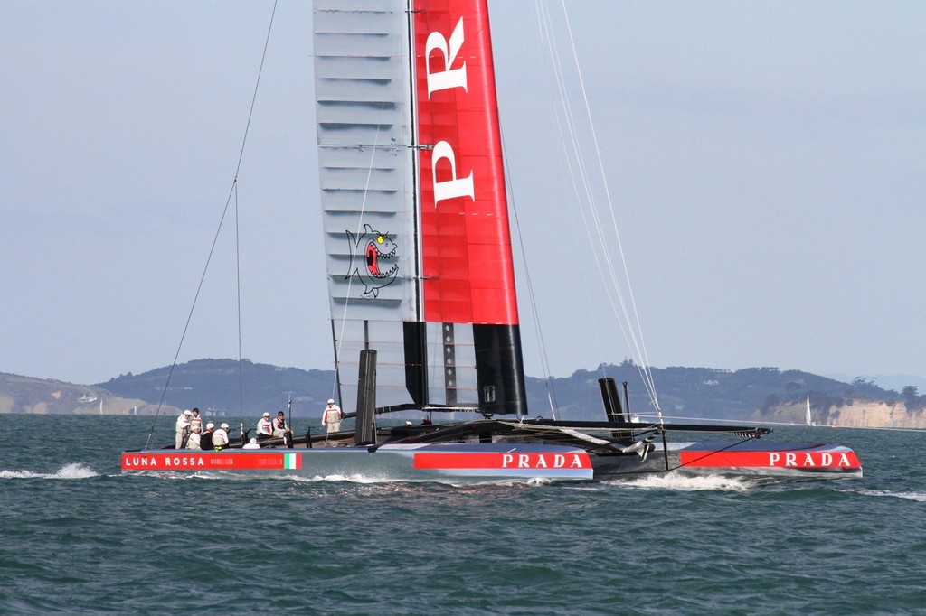 America’s Cup - Luna Rossa Challenge November 9, 2012 photo copyright Sail-World.com/NZ  taken at  and featuring the  class
