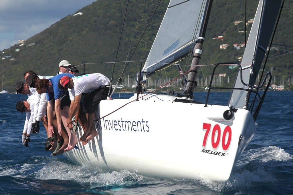 INTAC powering up the Sir Francis Drake Channel - 2012 PegLegs Round Tortola Race photo copyright Broadsword Communications taken at  and featuring the  class