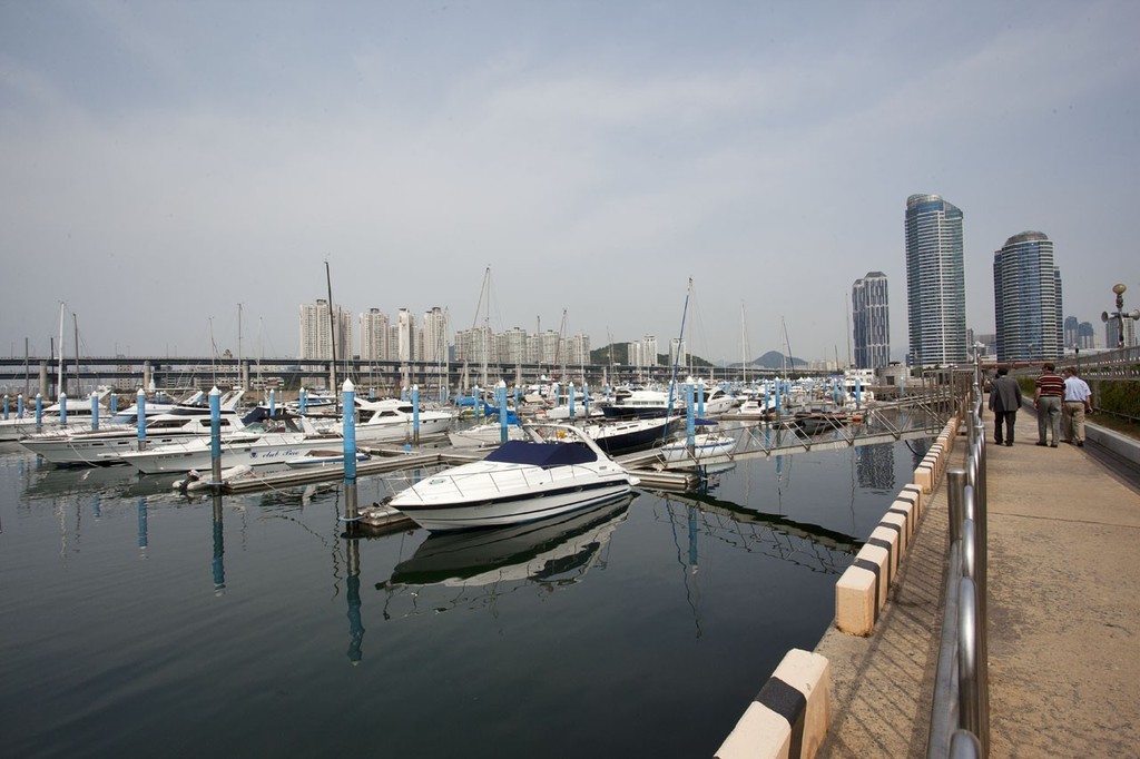 Busan Olympic Marina, Korea photo copyright Guy Nowell http://www.guynowell.com taken at  and featuring the  class