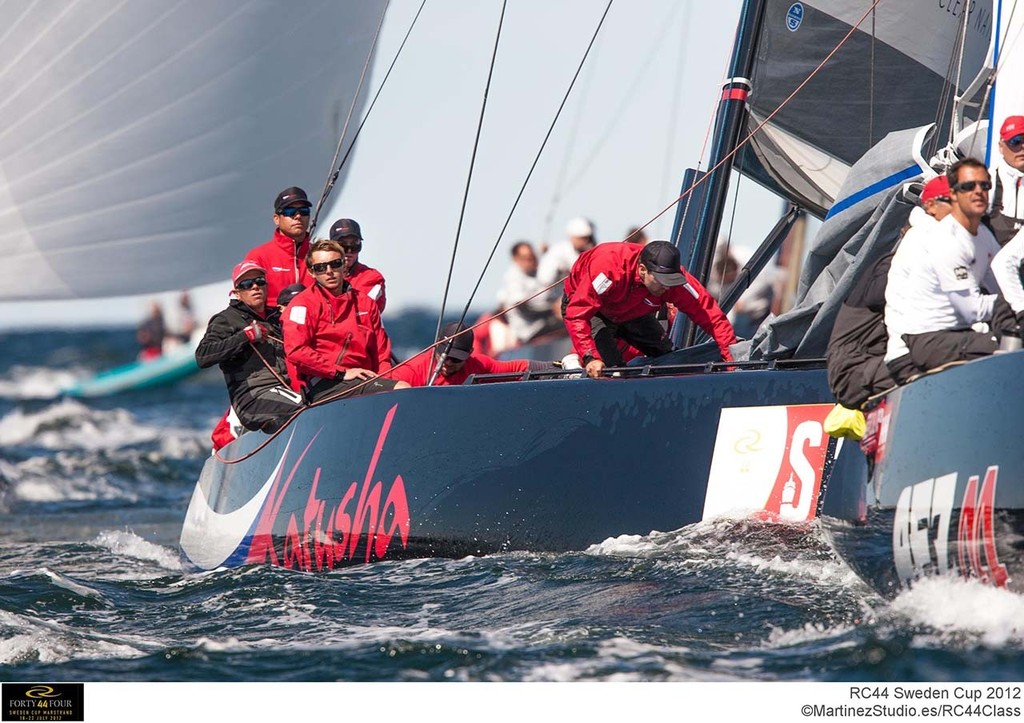 Team Katusha (RUS) - RC44 Sweden Cup 2012 photo copyright RC44 Class/MartinezStudio.es taken at  and featuring the  class
