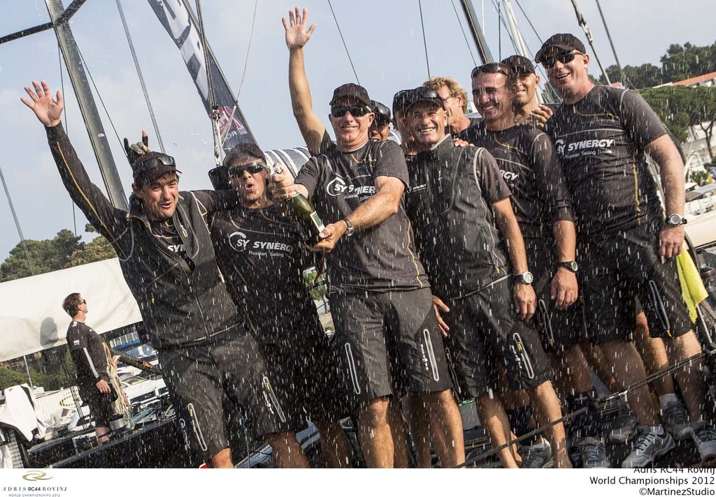 Adris RC44 World Championships 2012 - Ed Baird and the crew of Synergy Russian Sailing Team  © RC44 Class/MartinezStudio.es
