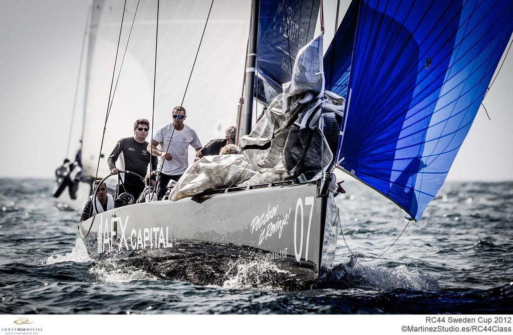 Adris RC44 World Championships 2012: AFX Capital Racing Team (ITA 7) photo copyright MartinezStudio.es taken at  and featuring the  class