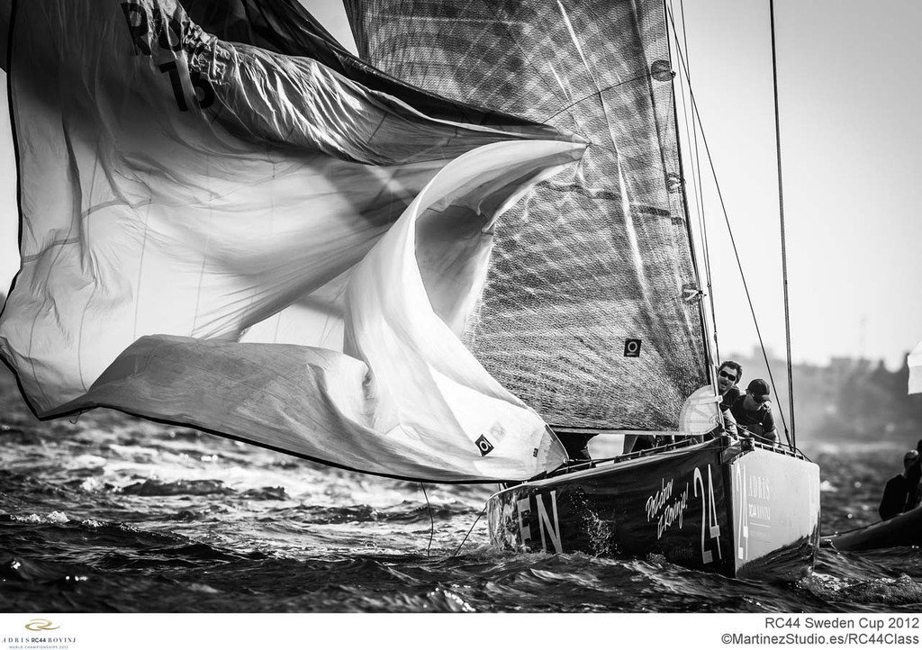 Adris RC44 World Championships 2012: Synergy Russian Sailing Team (RUS 13) photo copyright MartinezStudio.es taken at  and featuring the  class