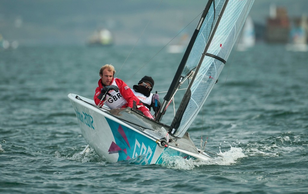 Alexandra Rickham and Niki Birrell (GBR), competing today (01.09.2012), in the Two-Person Keelboat (Skud) event in The London 2012 Paralympic Sailing Competition. © onEdition http://www.onEdition.com